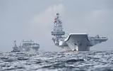 [ẢNH] Đề phòng tàu sân bay trục trặc, Trung Quốc phải mang thêm tàu kéo hỗ trợ