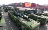 [ẢNH] Tên lửa siêu vượt âm của Trung Quốc xuất hiện trong diễn tập