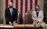 [ẢNH] Phó Tổng thống Pence tuyên bố ông Biden chiến thắng