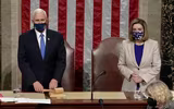 [ẢNH] Phó Tổng thống Pence tuyên bố ông Biden chiến thắng
