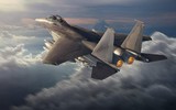 [ẢNH] Tiêm kích F-15EX lao thẳng đứng lên trời, báo hiệu ‘cái kết đắng’ cho đối thủ