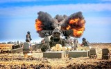 [ẢNH] Ukraine dùng siêu pháo Liên Xô để dội bão lửa vào dân quân miền Đông