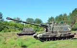 [ẢNH] Pháo tự hành hiện đại nhất Ukraine dội bão lửa xuống miền Đông