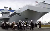 [ẢNH] Siêu tàu sân bay Anh chất đấy tiêm kích F-35 sẽ tập trận tại Châu Á