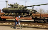 [ẢNH] Xe tăng T-64 và phút bi tráng tại chiến địa Đông Ukraine