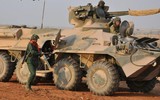 [ẢNH] Bất ngờ với loại xe bọc thép Myanmar vừa triển khai trên đường phố