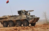 [ẢNH] Bất ngờ với loại xe bọc thép Myanmar vừa triển khai trên đường phố