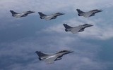 [ẢNH] Tiêm kích Rafale Pháp đâm đứt đường dây điện