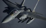 [ẢNH] ‘Đại bàng’ F-15E Mỹ vừa tấn công dân quân thân Iran tại Syria