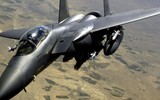 [ẢNH] ‘Đại bàng bất bại’ F-15E Mỹ mạnh ngang máy bay ném bom chiến lược H-6 Trung Quốc