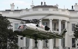 [ẢNH] Trực thăng dành cho Tổng thống Biden có thể đốt cháy bãi cỏ Nhà Trắng