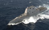 [ẢNH] Vượt sóng cao 6m, khu trục Zumwalt Mỹ phá tan mọi hoài nghi