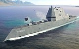 [ẢNH] Vượt sóng cao 6m, khu trục Zumwalt Mỹ phá tan mọi hoài nghi
