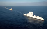 [ẢNH] Vượt sóng cao 6m, khu trục Zumwalt Mỹ phá tan mọi hoài nghi
