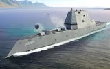 [ẢNH] Vượt sóng cao 6m, khu trục Zumwalt Mỹ phá tan mọi hoài nghi