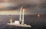 [ẢNH] Vượt sóng cao 6m, khu trục Zumwalt Mỹ phá tan mọi hoài nghi