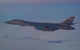 [ẢNH] B-1B Mỹ hạ cánh trên tuyết trắng, bước đi thách thức Mỹ gửi tới Nga tại Bắc Cực?