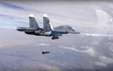 [ẢNH] Bom phản lực Nga phá tan kho vũ khí của phiến quân Syria thân Thổ Nhĩ Kỳ