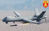 [ẢNH] UAV chiến đấu trị giá 16 triệu USD của Mỹ vừa bị phiến quân bắn hạ?