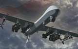[ẢNH] UAV chiến đấu trị giá 16 triệu USD của Mỹ vừa bị phiến quân bắn hạ?