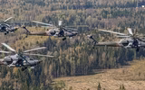[ẢNH] 'Thợ săn đêm' Mi-28N sẵn sàng hủy diệt xe tăng Ukraine nếu vượt 'lằn ranh đỏ'