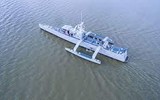[ẢNH] Thợ săn tàu ngầm không người lái Sea Hunter được Mỹ đưa vào biên chế