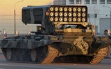 [ẢNH] ‘Hỏa thần nhiệt áp’ TOS-1A được Nga triển khai sát biên giới