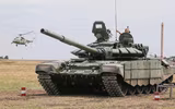 [ẢNH] Nga nói gì về việc điều hàng loạt xe tăng T-72B3 đến sát biên giới Ukraine?