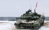 [ẢNH] Nga nói gì về việc điều hàng loạt xe tăng T-72B3 đến sát biên giới Ukraine?