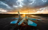[ẢNH] Hàng loạt Su-30SM của Nga sẵn sàng ở biên giới