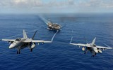 [ẢNH] Mỹ điều phi đội ‘ong bắp cày’ F/A-18 bay quần vòng tại Afghanistan để bảo vệ quân