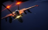 [ẢNH] Mỹ điều phi đội ‘ong bắp cày’ F/A-18 bay quần vòng tại Afghanistan để bảo vệ quân