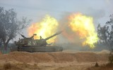 [ẢNH] Israel dùng pháo tự hành Mỹ nã đạn dữ dội vào dải Gaza