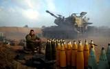 [ẢNH] Israel dùng pháo tự hành Mỹ nã đạn dữ dội vào dải Gaza