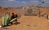 [ẢNH] Israel dùng pháo tự hành Mỹ nã đạn dữ dội vào dải Gaza