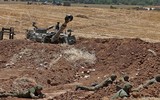 [ẢNH] Israel dùng pháo tự hành Mỹ nã đạn dữ dội vào dải Gaza