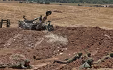 [ẢNH] Israel dùng pháo tự hành Mỹ nã đạn dữ dội vào dải Gaza