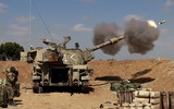 [ẢNH] Israel dùng pháo tự hành Mỹ nã đạn dữ dội vào dải Gaza