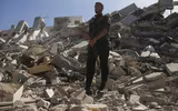 [ẢNH] Cách Israel đuổi thường dân ra ngoài trước khi đánh sập các tòa nhà tại dải Gaza