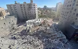 [ẢNH] Cách Israel đuổi thường dân ra ngoài trước khi đánh sập các tòa nhà tại dải Gaza
