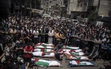 [ẢNH] Cách Israel đuổi thường dân ra ngoài trước khi đánh sập các tòa nhà tại dải Gaza