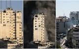 [ẢNH] Cách Israel đuổi thường dân ra ngoài trước khi đánh sập các tòa nhà tại dải Gaza