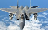 [ẢNH] Tiêm kích F-15QA hiện đại nhất thế giới lao khỏi đường băng