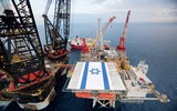 [ẢNH] Chiến hạm cực mạnh Israel mang theo ‘Vòm sắt’ để bảo vệ dàn khoan dầu khí