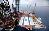 [ẢNH] Chiến hạm cực mạnh Israel mang theo ‘Vòm sắt’ để bảo vệ dàn khoan dầu khí