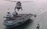 [ẢNH] Nữ hoàng Anh thăm siêu tàu sân bay chuẩn bị tới Biển Đông