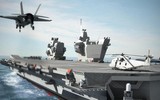 [ẢNH] Nữ hoàng Anh thăm siêu tàu sân bay chuẩn bị tới Biển Đông