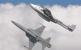 [ẢNH] F-5E Tiger II Thụy Sĩ đâm vào núi khi tập không chiến