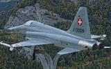 [ẢNH] F-5E Tiger II Thụy Sĩ đâm vào núi khi tập không chiến
