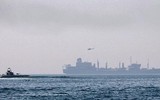 [ẢNH] Tàu lớn nhất của hải quân Iran cháy và chìm xuống biển